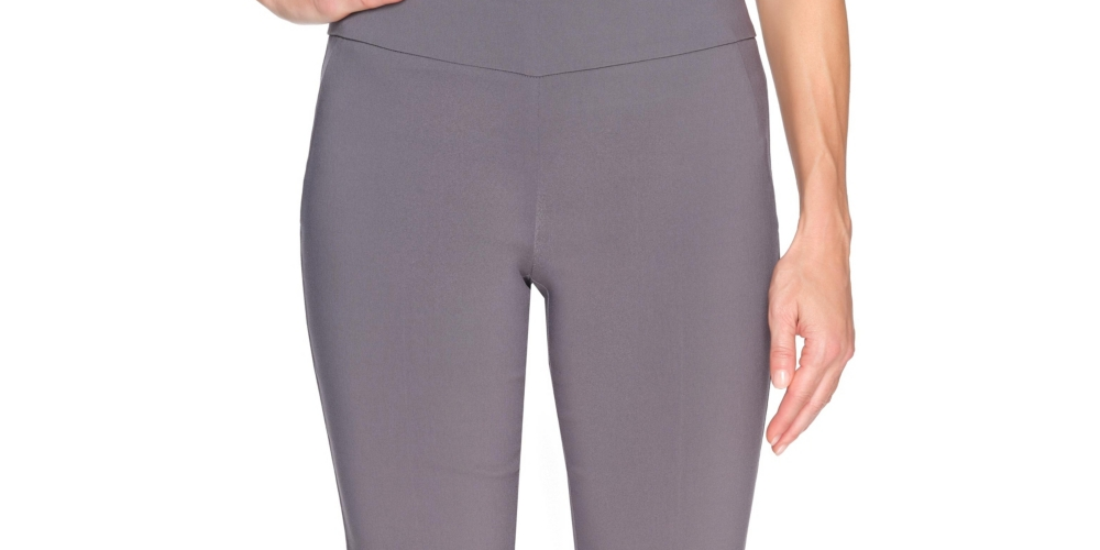 Cooper & Ella Women's Pull On Bootcut Pants Gray Size 8