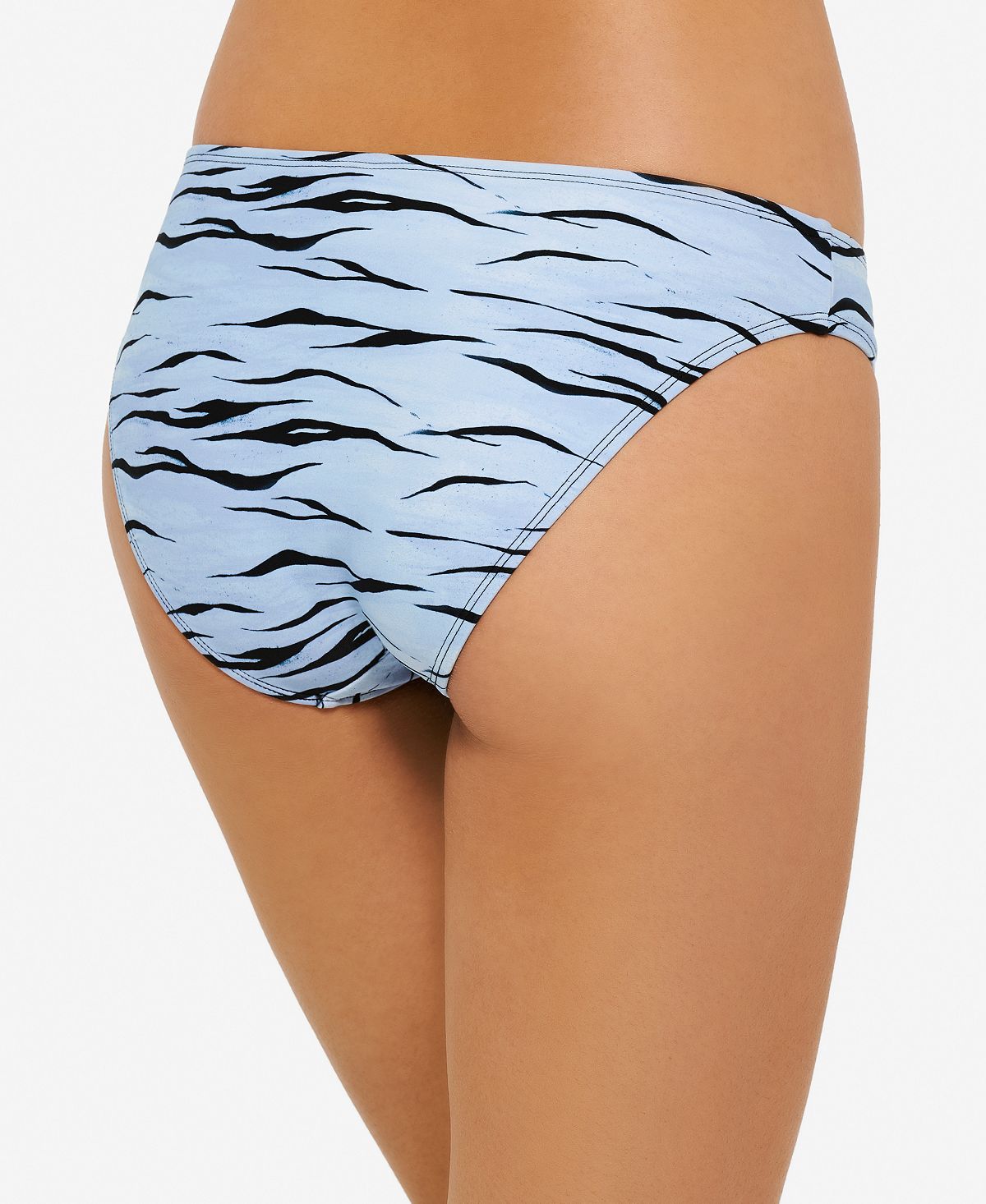 Hula Honey Junior's Wild Cat Bikini Bottoms Swimsuit Blue