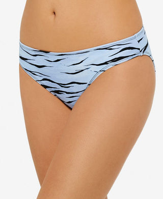 Hula Honey Junior's Wild Cat Bikini Bottoms Swimsuit Blue