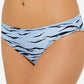 Hula Honey Junior's Wild Cat Bikini Bottoms Swimsuit Blue