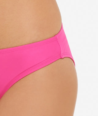 Hula Honey Junior's Solid Bikini Bottoms Swimsuit Pink