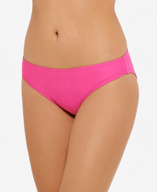 Hula Honey Junior's Solid Bikini Bottoms Swimsuit Pink