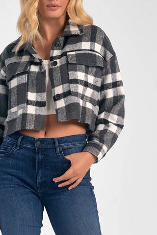Elan - Button Down Crop Jacket