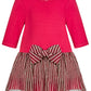 Purple Rose Baby Girl's Knit Bodice Dress with Lurex Skirt Red Size 18 MOS