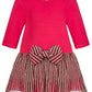 Purple Rose Baby Girl's Knit Bodice Dress with Lurex Skirt Red Size 24 MOS