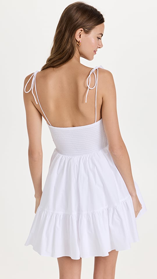 Staud Women's Landry Minidress White Size X-Large