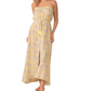 Elan Women's Strapless Maxi Dress Yellow Size Small