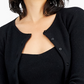 Nia Women's Olivia Cardigan & Crop Top Twinset Gray Size M