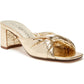 Katy Perry Women's The Tooliped Twisted Sandal Yellow Size 8.5