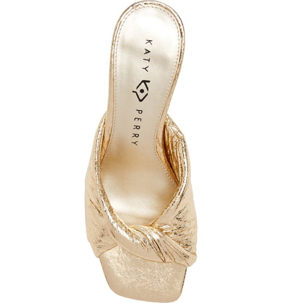 Katy Perry Women's The Tooliped Twisted Sandal Yellow Size 8.5