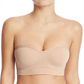 Yummie by Heather Thomson Women's Peyton Strapless Wire Free Bra Brown Size Large