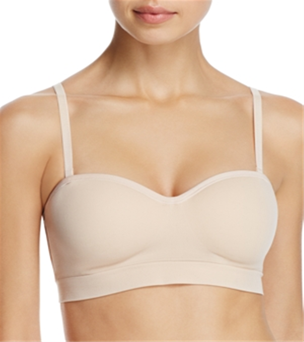 Yummie Women's Peyton Strapless Wire Free Bra Brown Size X-Large