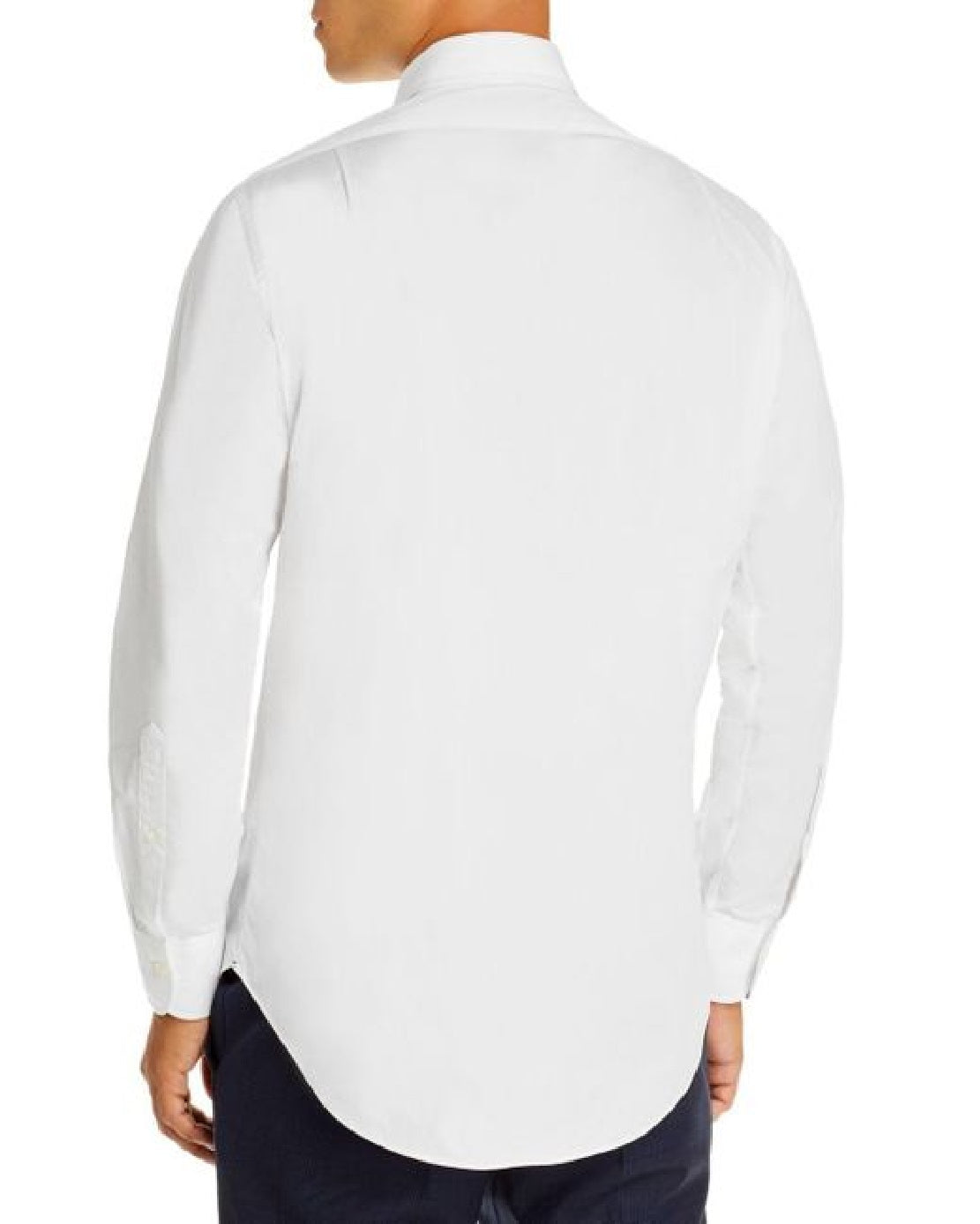 Sid Mashburn Men's End On End Stripe Regular Fit Dress Shirt White Size 16.5X34