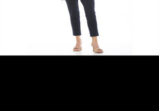 ALEXIA ADMOR Women's Large Blue Niamah Military Neck Jumpsuit