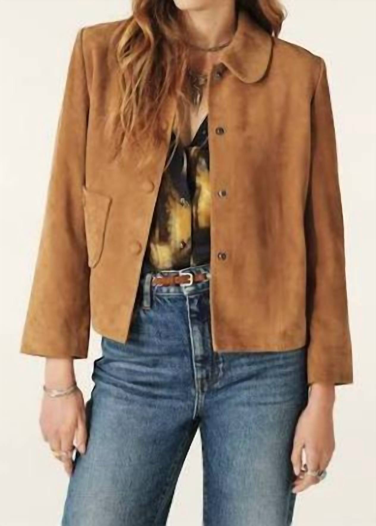 Ba&Sh - Mila Suede Leather Jacket