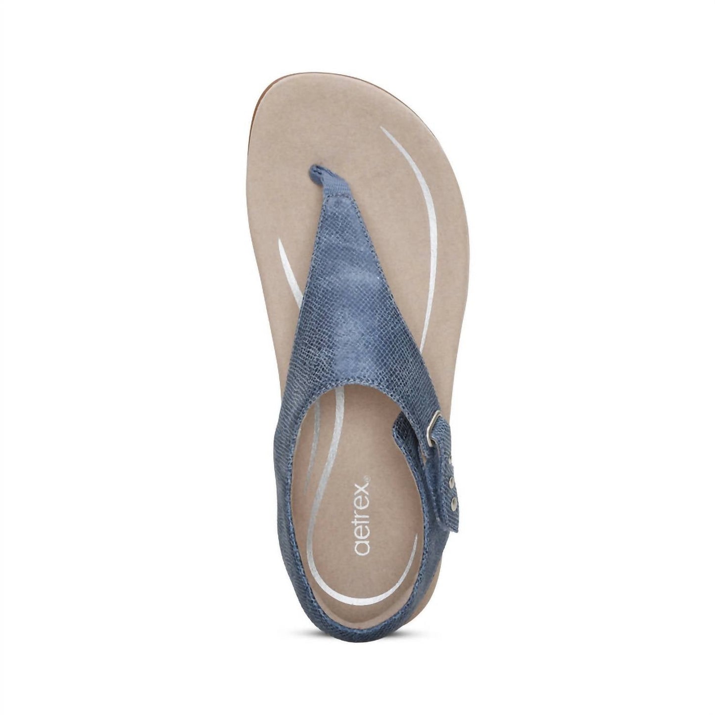 Aetrex - Women's Ellie Adjustable Quarter Strap Thong Sandal