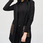 Joseph Ribkoff - Heavy Knit And Metallic Quilting Vest