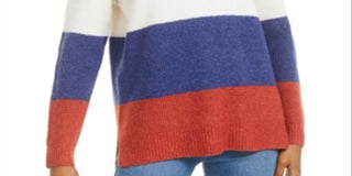 Hippie Rose Junior's Colorblocked Thermal Knit Sweater Yellow Size X-Large