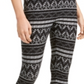 Hippie Rose Junior's Printed High Waist Leggings Black Size Medium