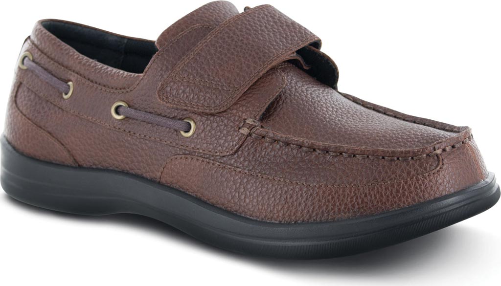 Apex Men's Classic Strap Boat Brown Size 11.5 W