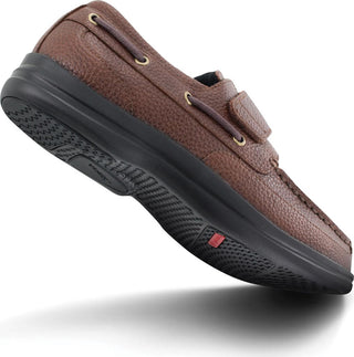 Apex Men's Classic Strap Boat Brown Size 11.5 W