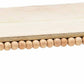 Creative Co-Op - Mango Wood Pedestal With Wood Beads Serving Tray