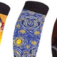 XTF By Extreme Fit Women's Compression Knee High for 3 Pack Socks Brown Size Small