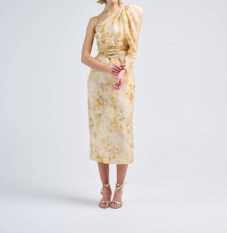 Zimmermann - Crush Asymmetrical Midi Dress