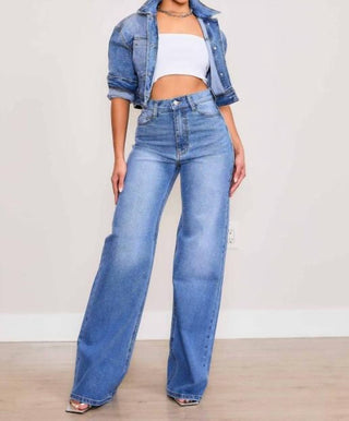 Vibrant M.I.U - Celine II Iridescent Rhinestone Jeans