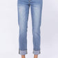 Judy Blue - Hi Waist Vintage Wash Boyfriend Jeans