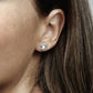 Pandora - Women's April Birthstone Eternity Circle Stud Earrings