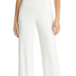 Saylor Krysta Small White Satin Jumpsuit with Faux Feathers