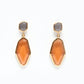 Avenue Chic - Women's Geometric Double Drop Earrings