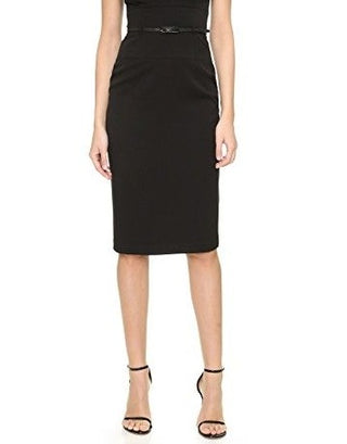 Black Halo Women's 'Jackie' Belted Gabardine Sheath Dress Black Size 0