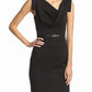 Black Halo Women's Jackie O Belted Dress Black Size 6