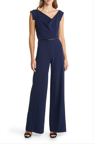 Black Halo Eclipse Jumpsuit, Wide Leg, Size 8