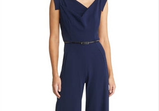 Black Halo Eclipse Jumpsuit, Wide Leg, Size 8