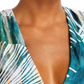 Andrea Iyamah Menasa Ruched Underwire Bikini Top Green Size M