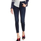 JEN7 Women's Gwenevere High Waist Ankle Skinny Jeans Blue Size 28