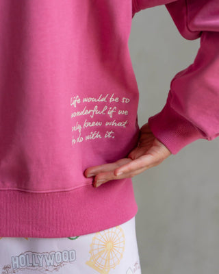 Care Tucker - 90’s Baggy Crewneck Hollywood Sweatshirt