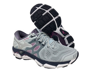 Mizuno Women's Wave Horizon 3 Running Shoe Quarry/Silver Size 6.5 B(M) Us