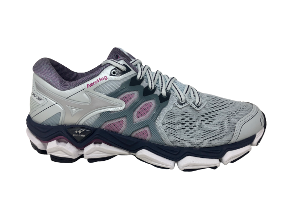 Mizuno Women's Wave Horizon 3 Running Shoe Quarry/Silver Size 6.5 B(M) Us