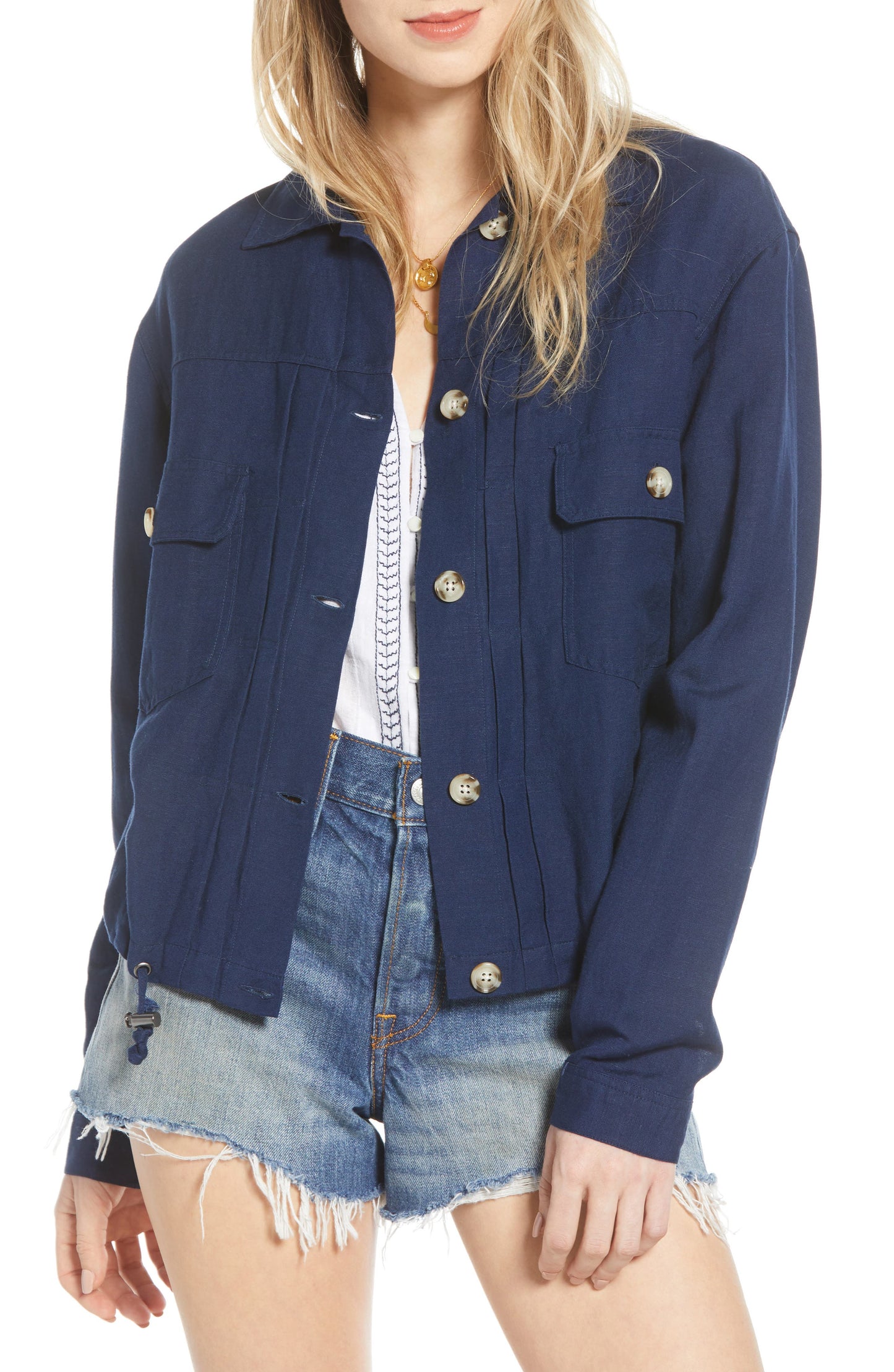 Rails Women's Blue Morrison Jacket Size Medium