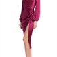 Amanda Uprichard Roma Silk Dress, Aubergine - Medium