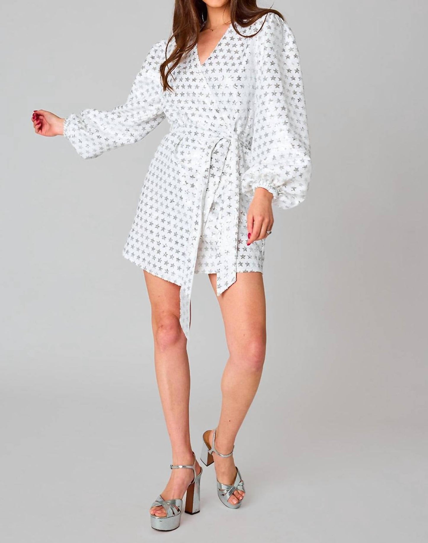Buddylove - Adeline Sequin Wrap Dress