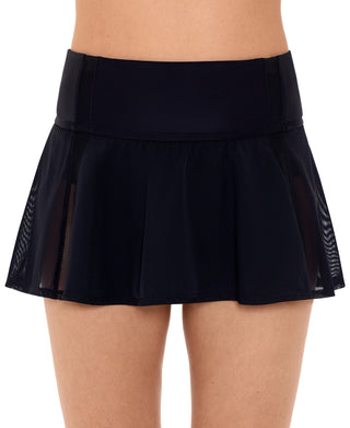 Reebok Women's Woven Swim Skirt Swimsuit Black Size 14