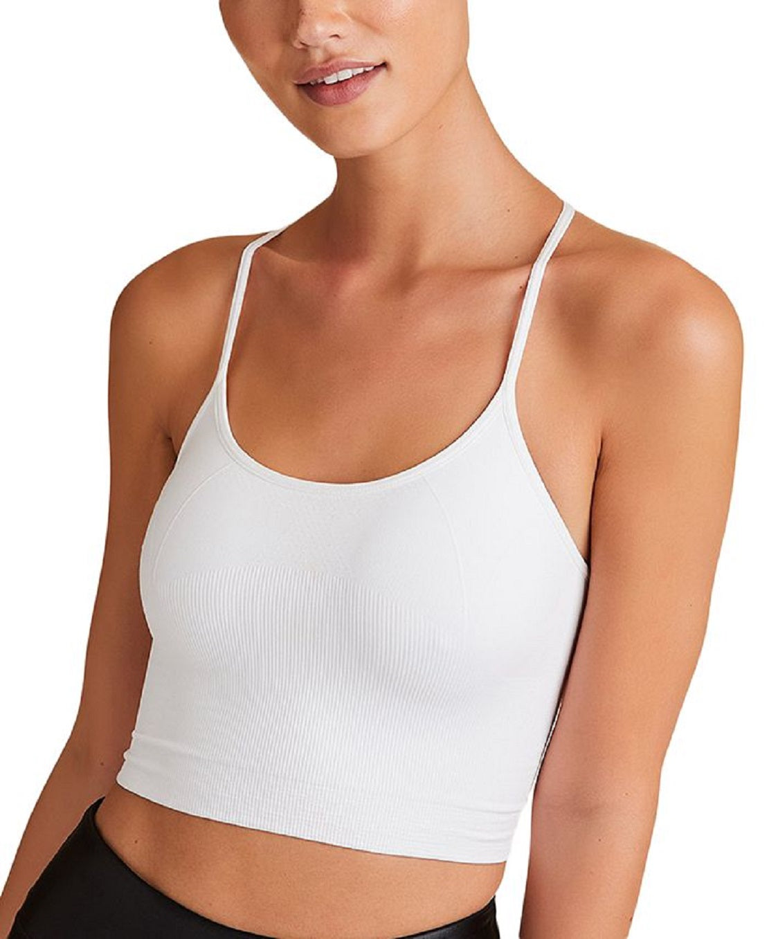 Alala Women's Barre Seamless Tank Top White Size Medium