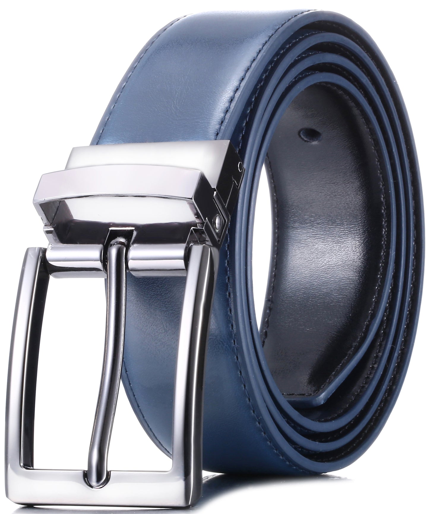 Mio Marino Men's Reversible Leather Belt Brown Size 32