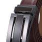 Mio Marino Men's Linxx Designer Ratchet Leather Belt Brown Size Large