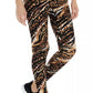 K-Deer Women's Safari 7/8 Sneaker-Length Leggings Black Size S